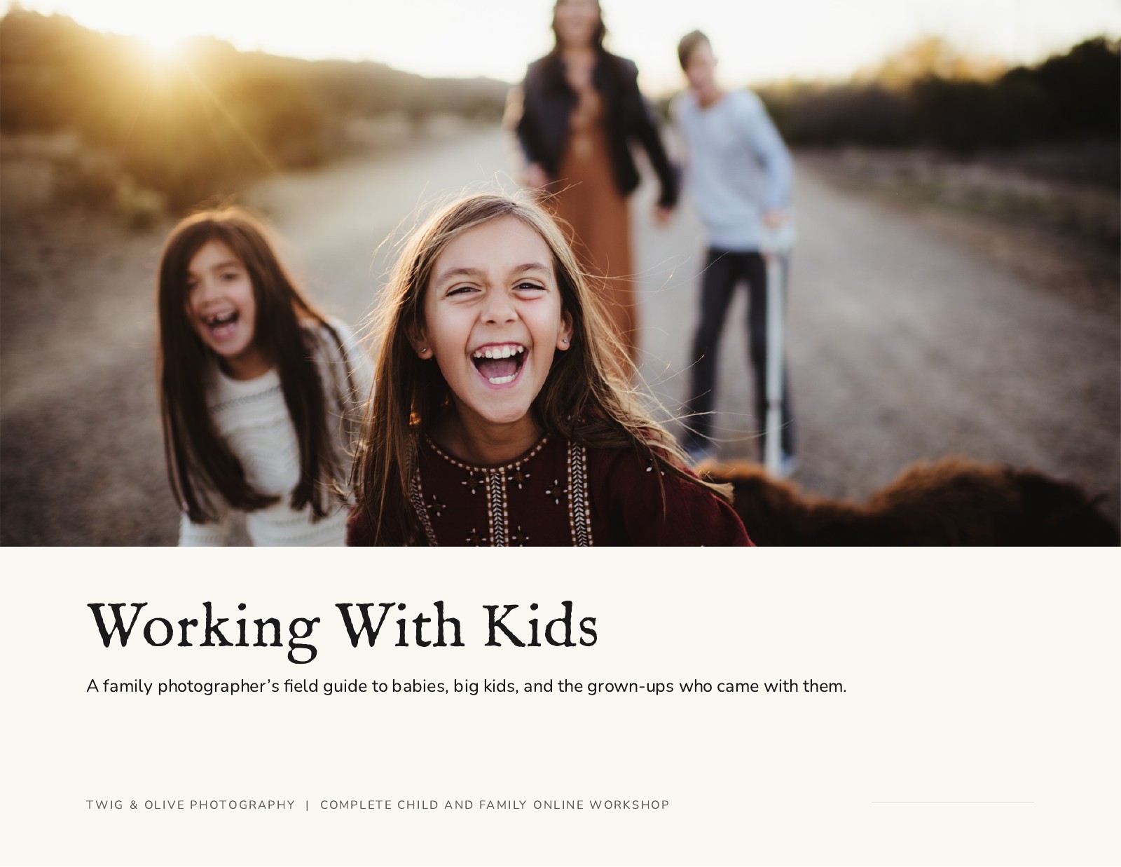 Working With Kids guide cover