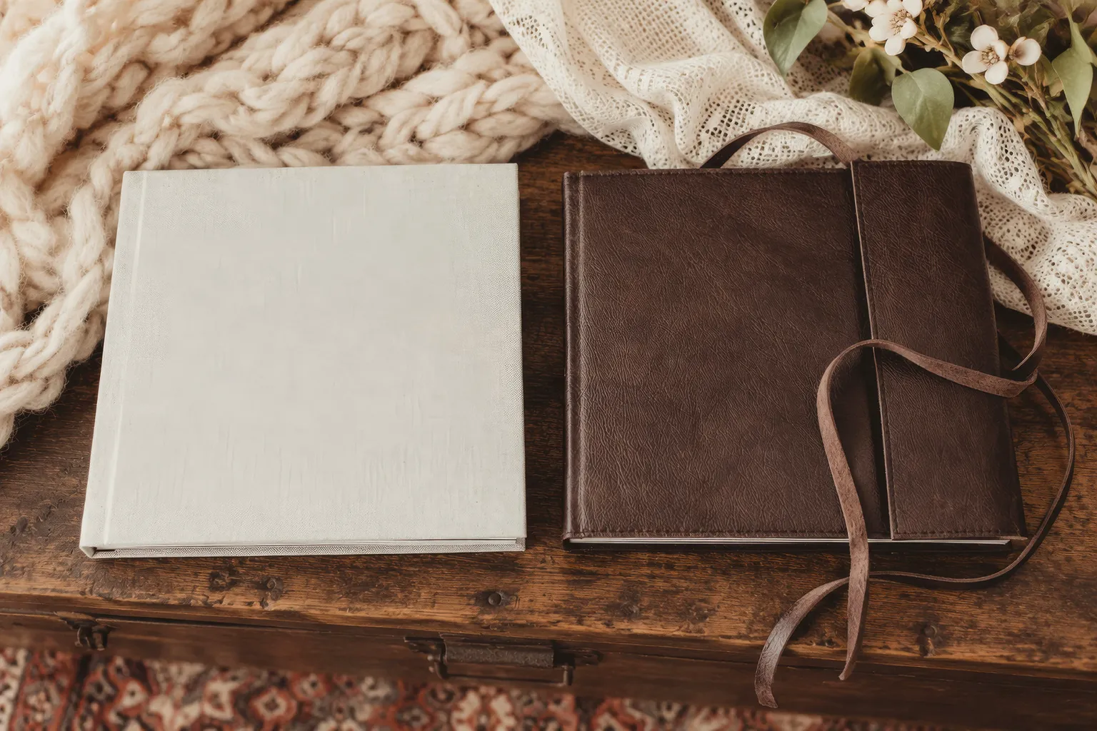Core album and leather wrap upgrade