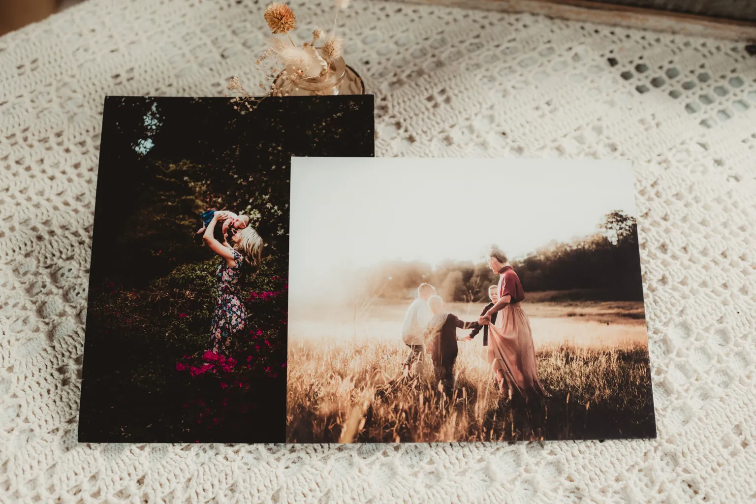 Satin prints