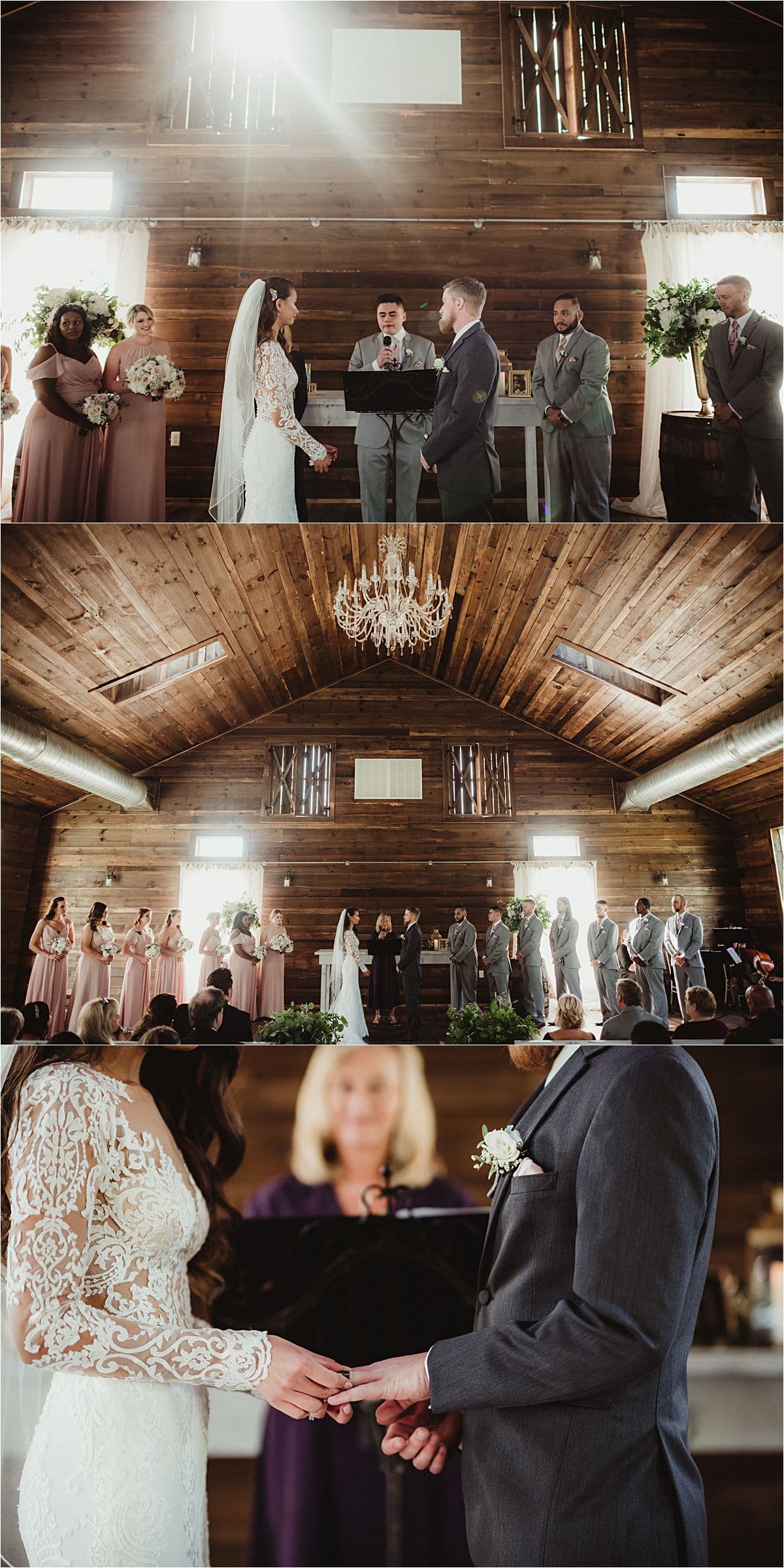 Rustic Barn Wedding Ceremony 