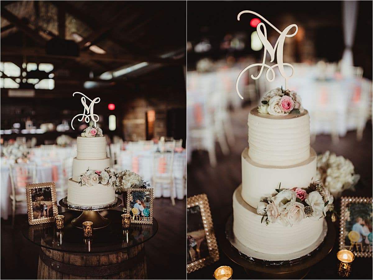 Wedding Cake on Table