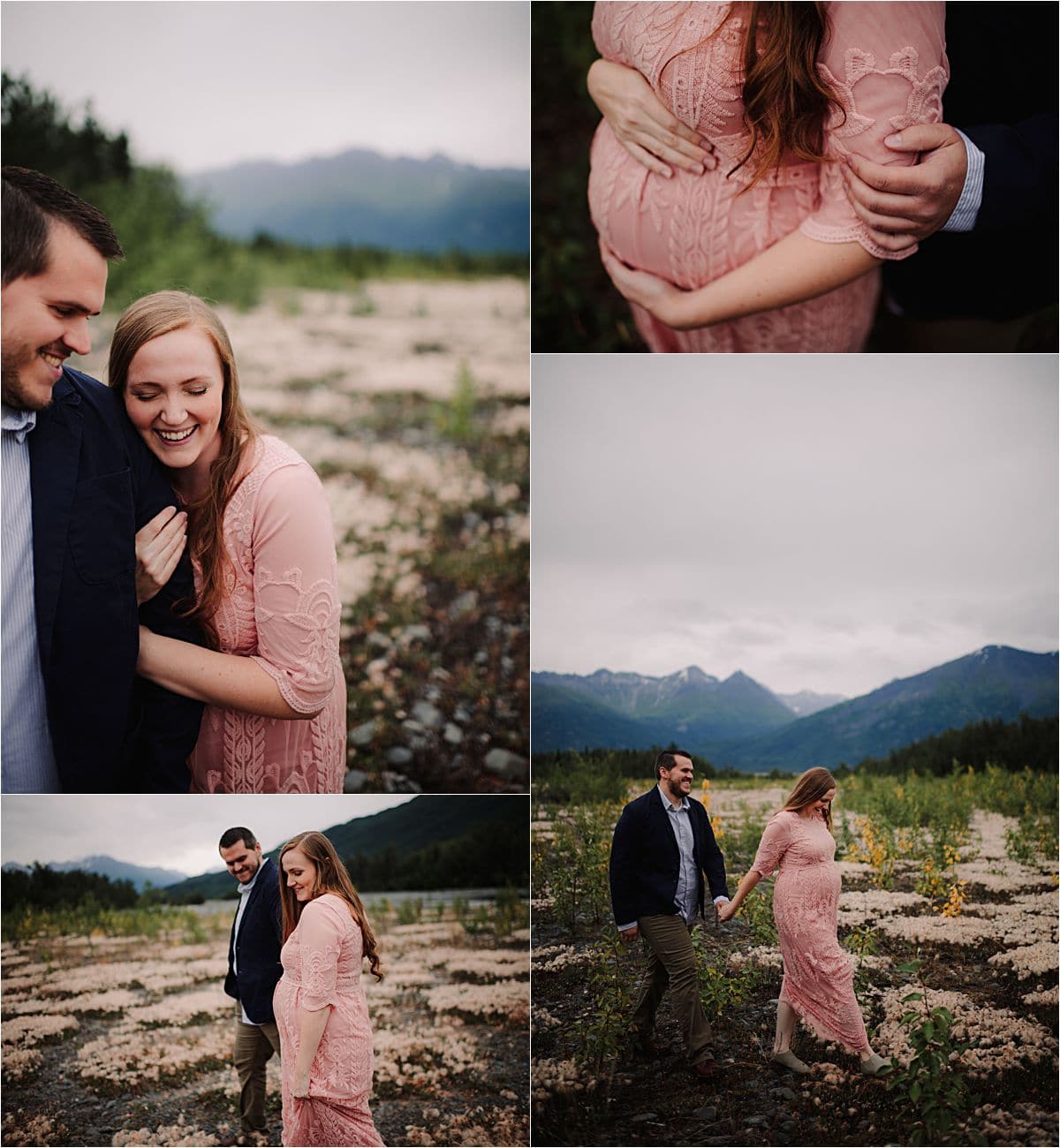 Rustic Maternity Session Mountains 