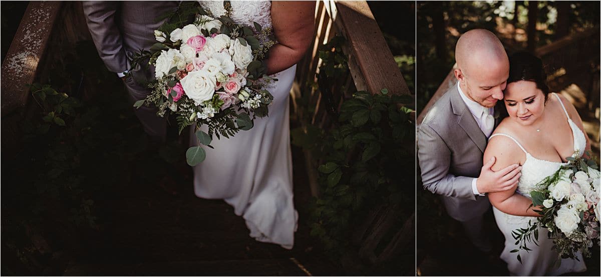 Fall Outdoor Wedding Bride's Floral Details