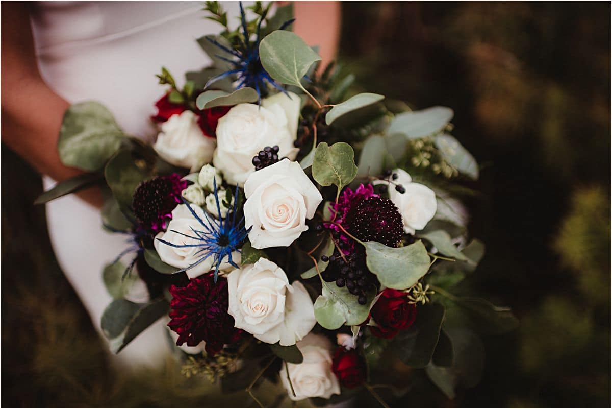 Close Up of Bride's Bouquet