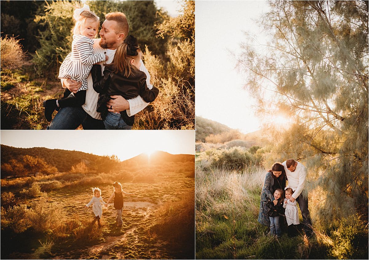 Sunset Mountain Session Family 