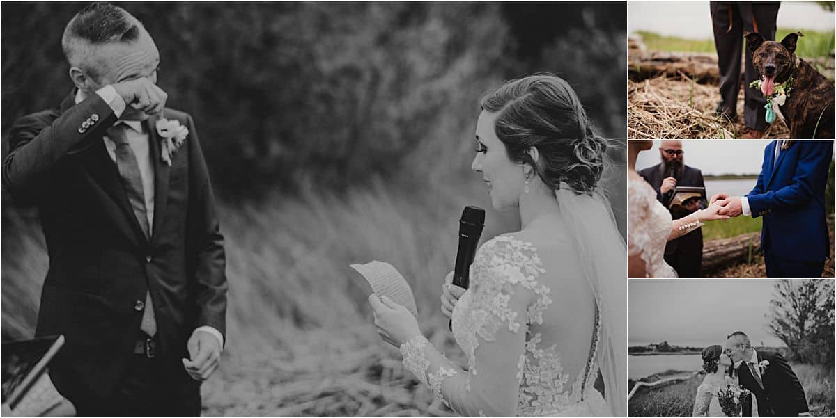 Coastal Beachfront Wedding Ceremony