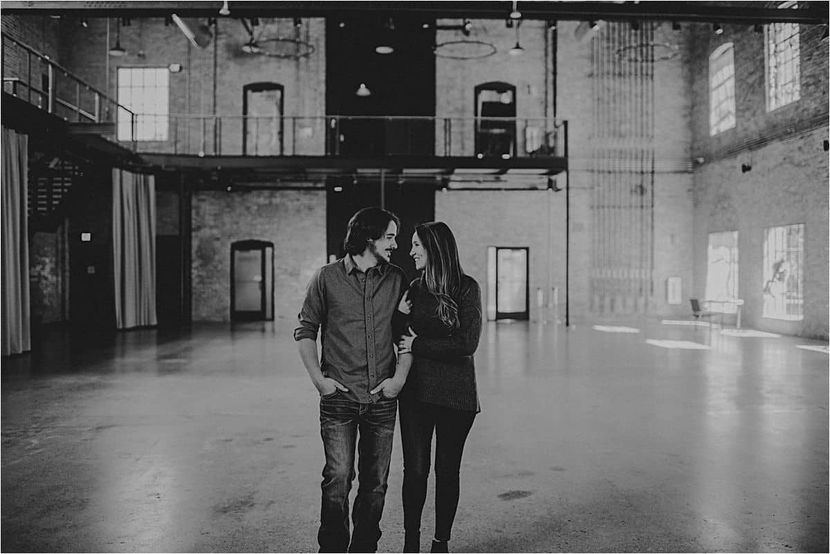 Industrial Couple's Session Couple Walking