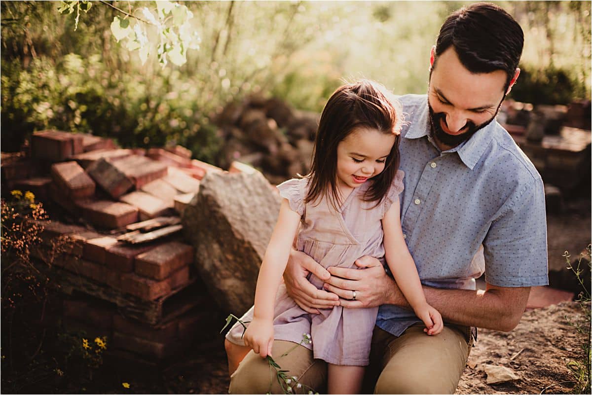 Dad with Daughter