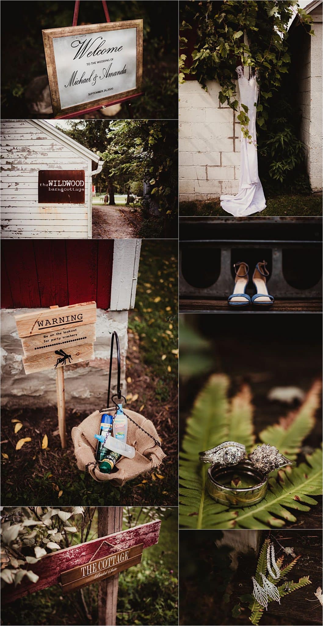 Romantic Rustic Wedding at The Wildwood Barn & Cottage | Waterloo, WI