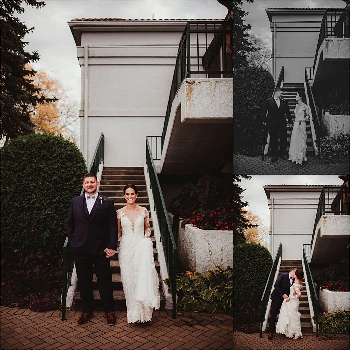 Intimate Fall Wedding First Look