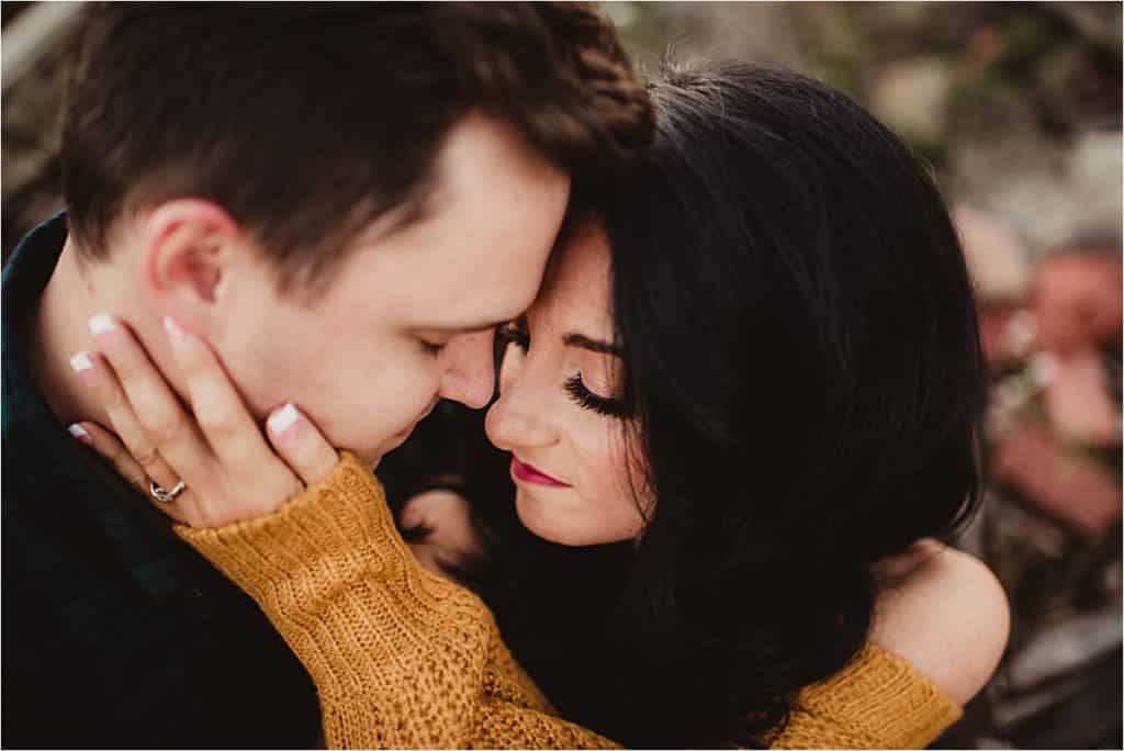 Fall Golden Hour Engagement Session at Garver Feed Mill | Madison, WI