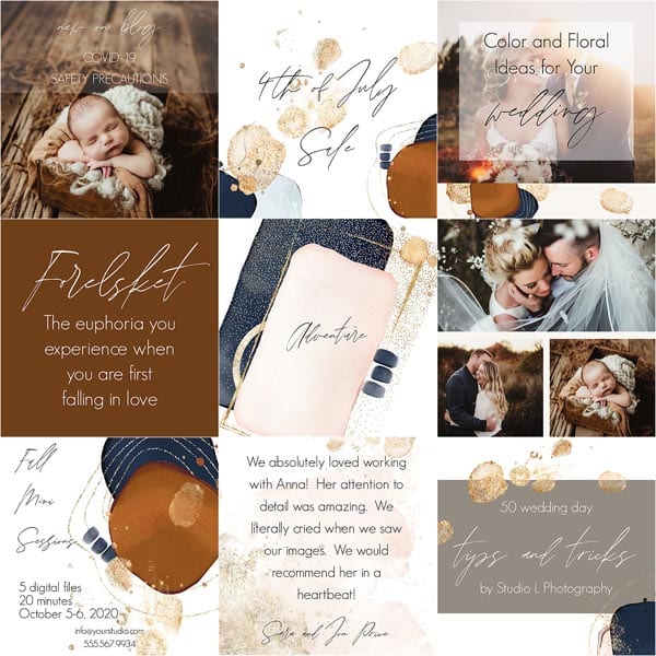 sample of marketing set