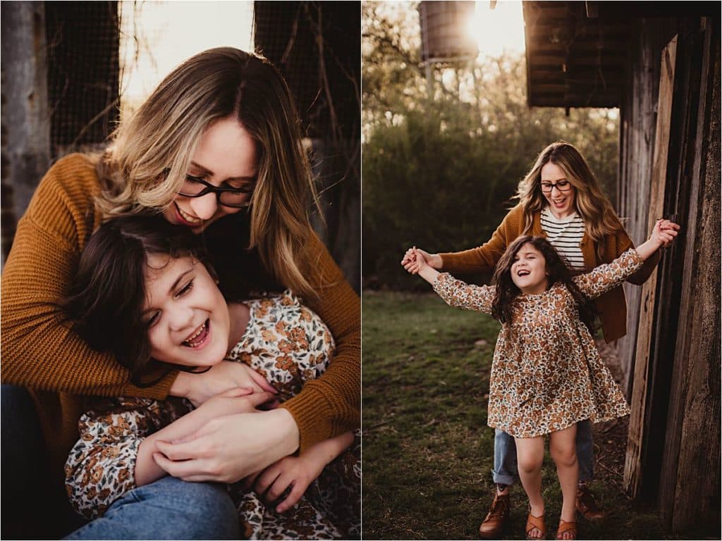 Mother Daughter Family Session 