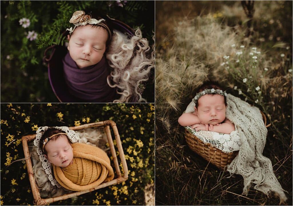 Collage Newborn Girl