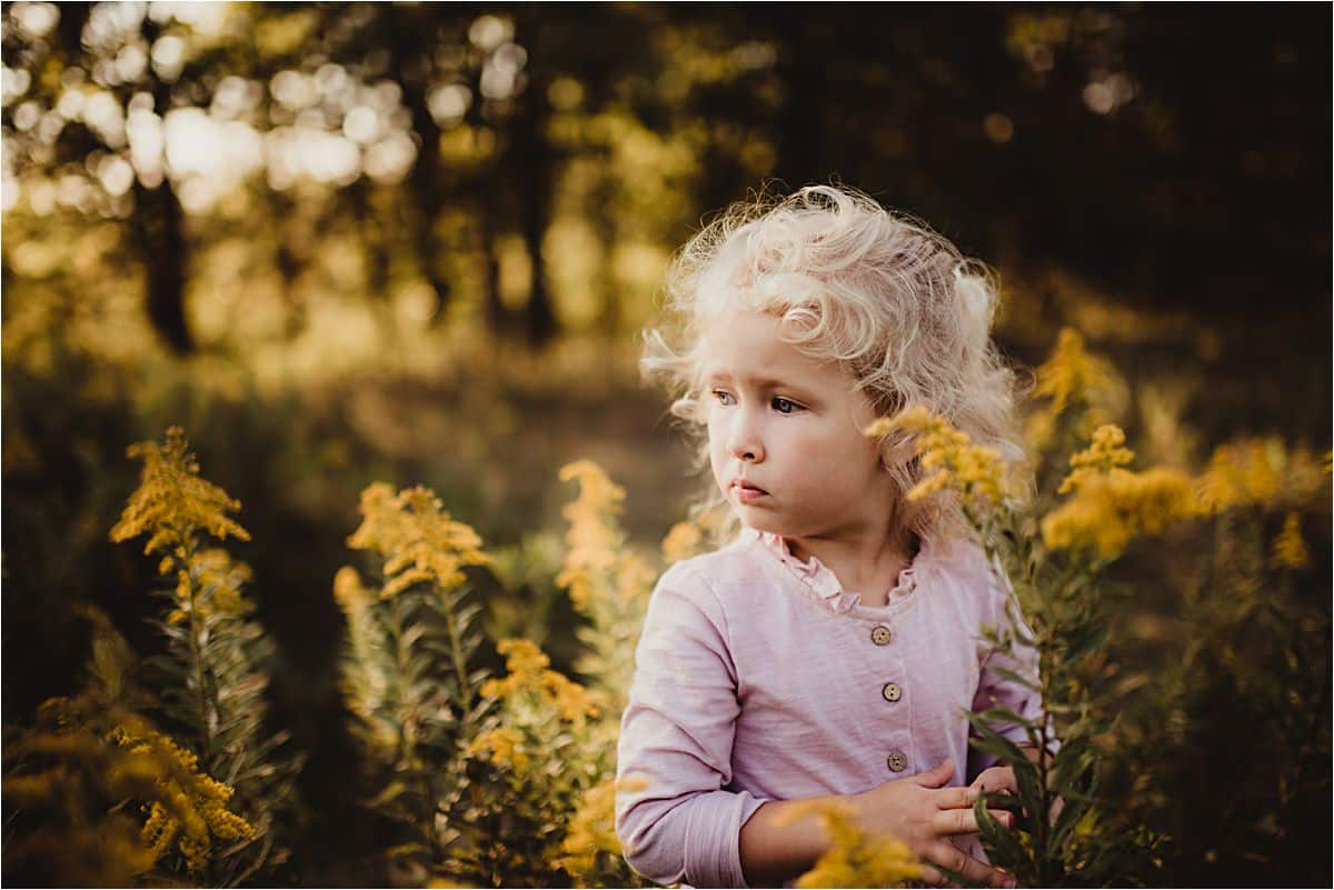 Little Girl in Flowers