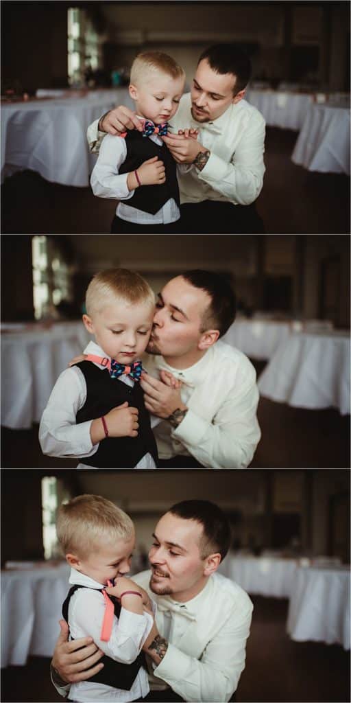 Groom with Son