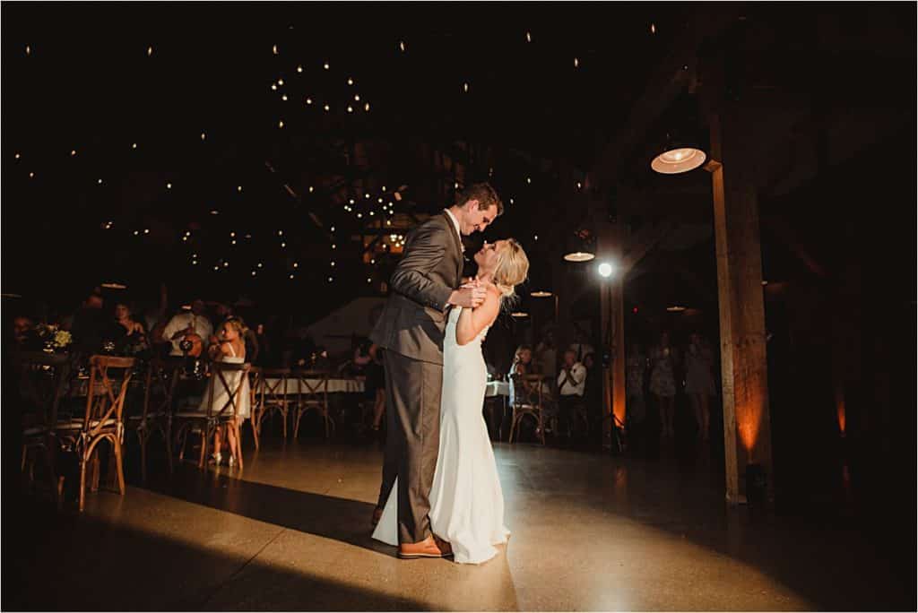 Late August Wisconsin Wedding First Dance