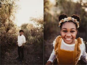 Brother and Sister Portraits