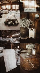 Eggplant and Gold Wedding Reception Table Details 