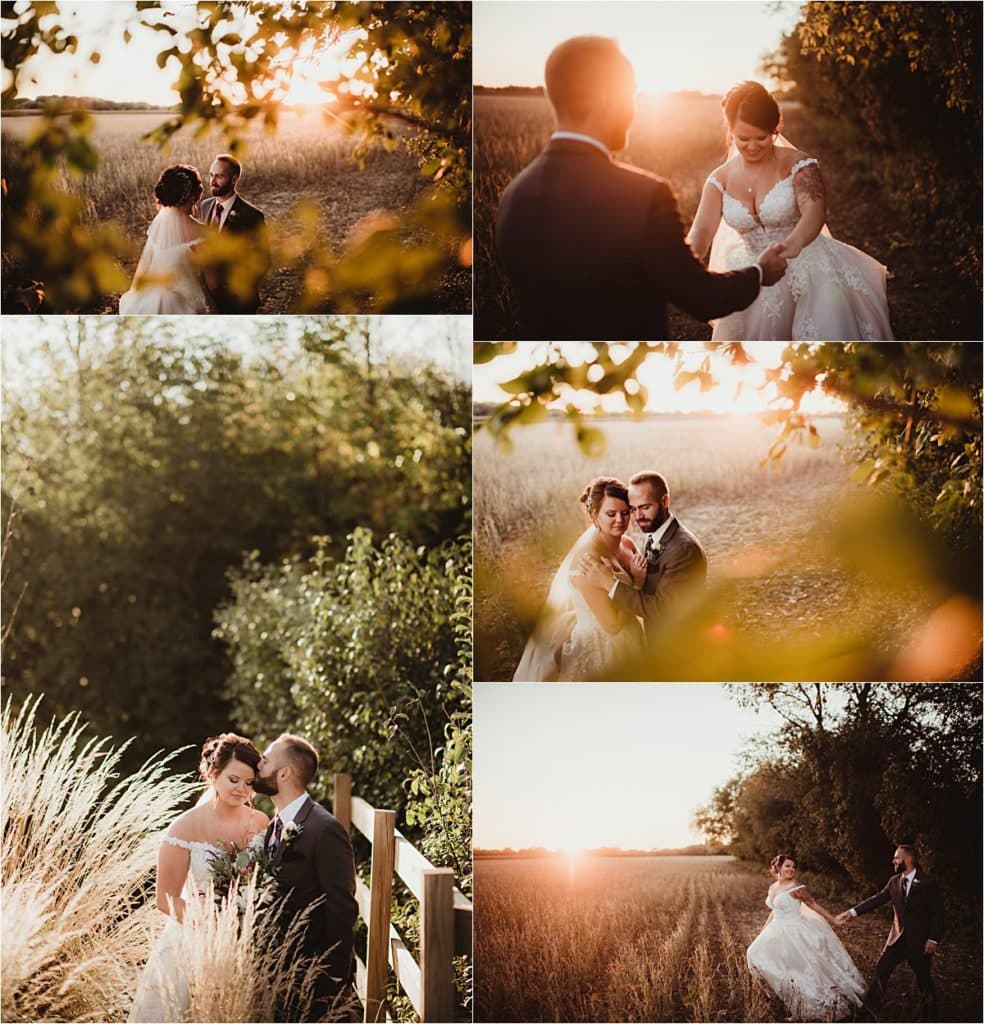 Collage Couple Sunset