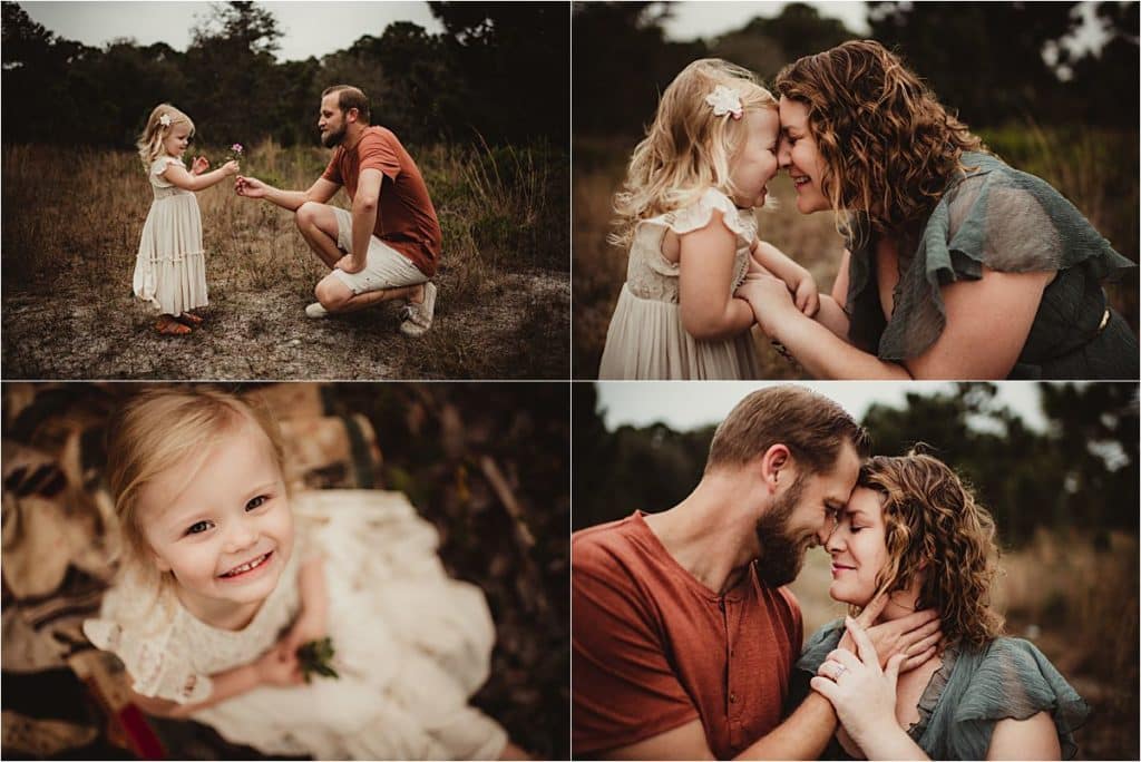 Southern Florida Family Session Collage Family 