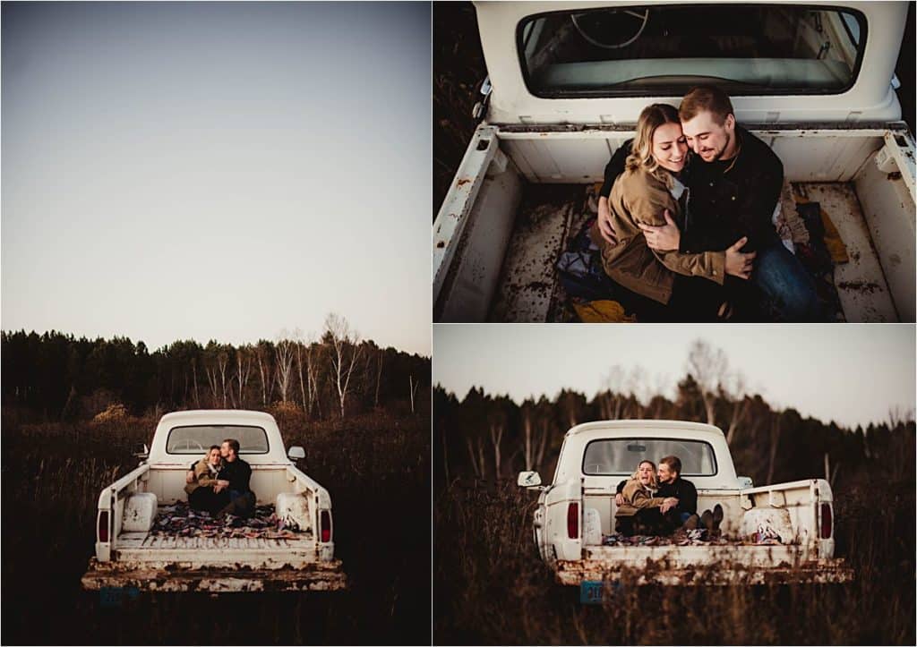 Couple in Truck Bed