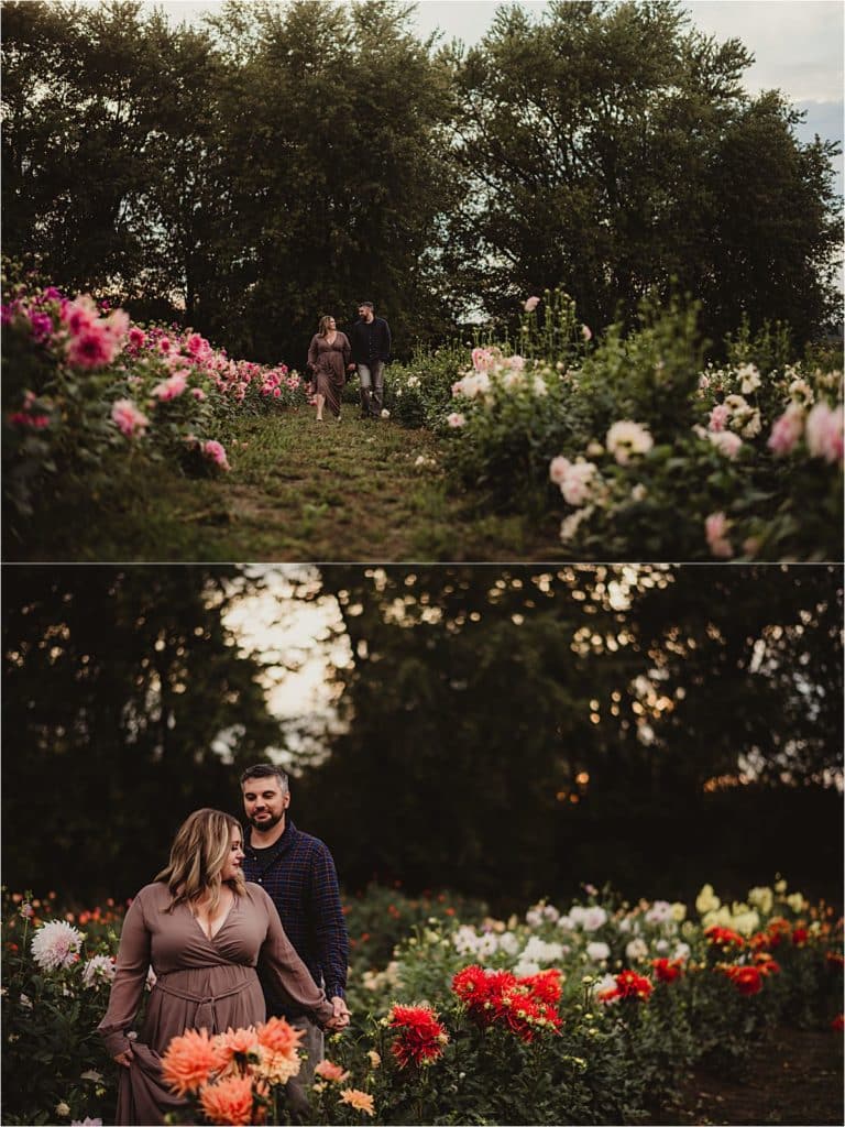 October Wildflower Engagement Session 