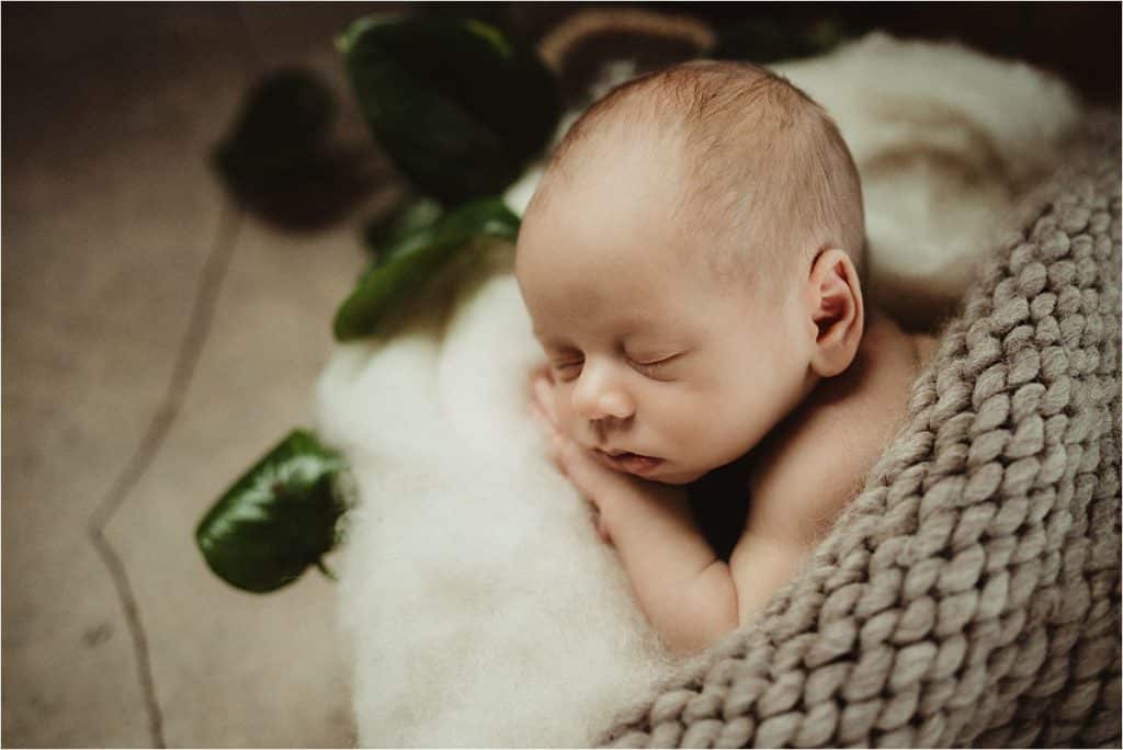 Newborn in Blanket 
