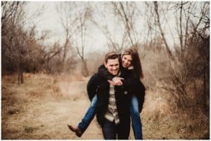 Outdoor Winter Engagement Session 