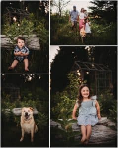 June Sunset Family Session Collage