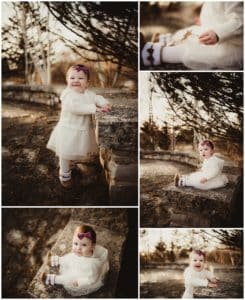 One Year Old Milestone Session 