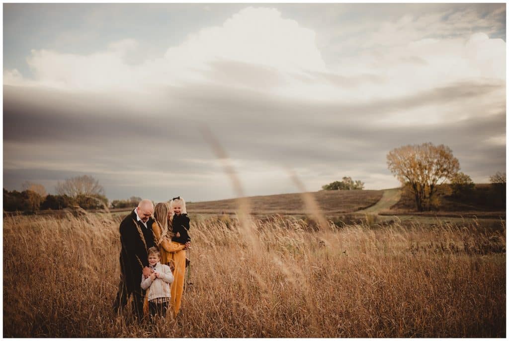 Family and Maternity Session in Field