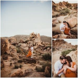 Collage Couple on Rocks