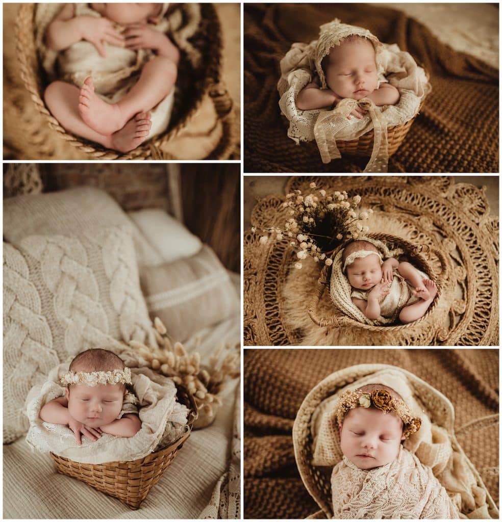 Collage Newborn Girl