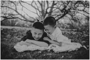 May Family Session Brothers Laughing