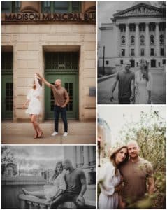 Collage Engagement Couple