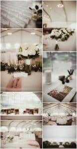 Sage Green and Pink Wedding Reception Details 