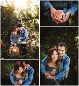 Collage Couple with Flowers