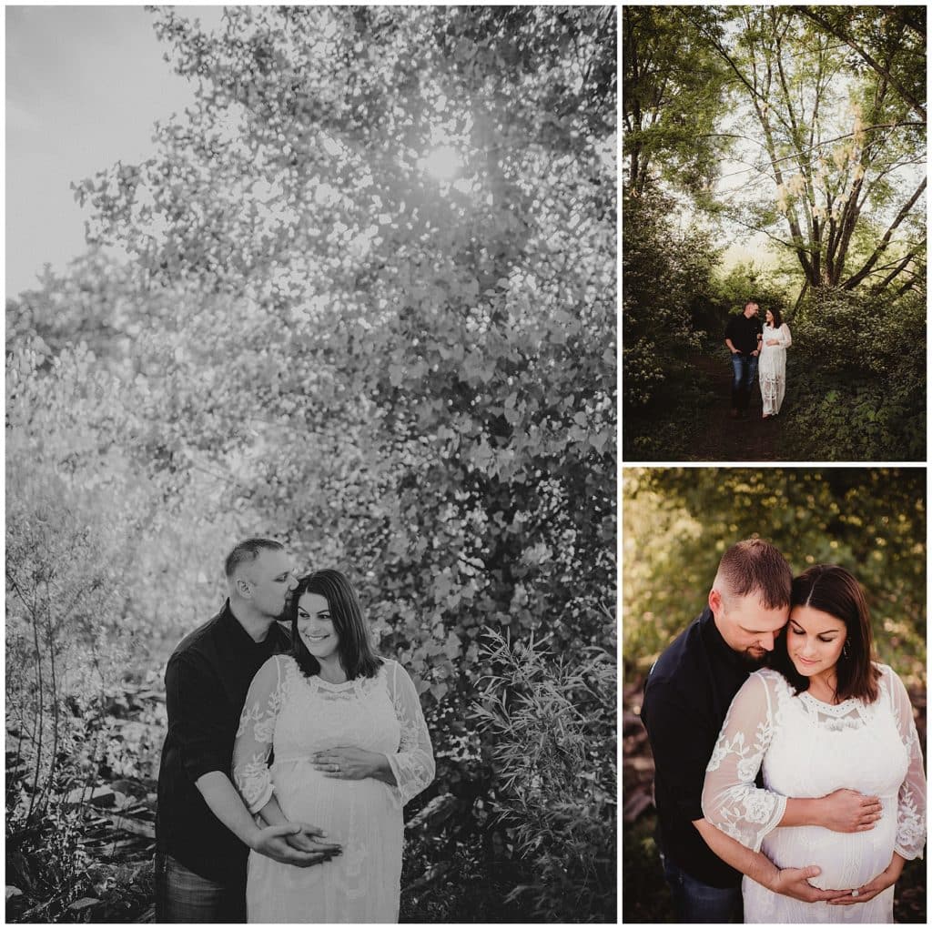 Collage Maternity Couple 