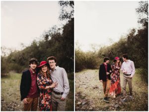 Mom and Sons Session Family Snuggling 