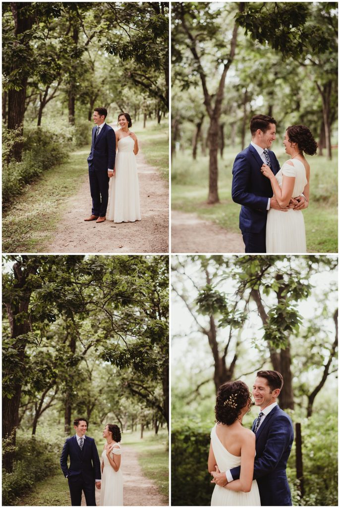 Whimsical Summer Wedding First Look