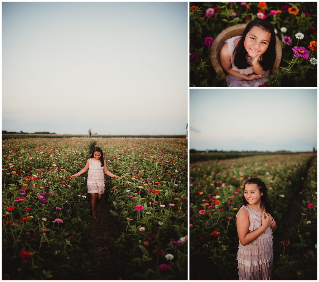 August Wildflower Family Session Daughter in Flowers