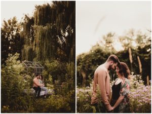 July Engagement Session Couple by Greenhouse