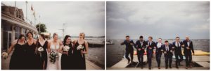 Wedding Party by Water