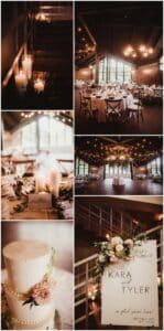 Shades of Pink Wedding Reception Details