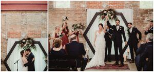 Milwaukee Wedding Photos First Kiss