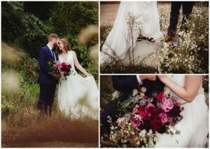 Collage of Bride and Groom