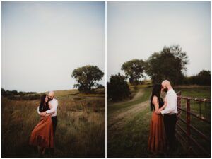 Engagement Photo Session Couple in Field