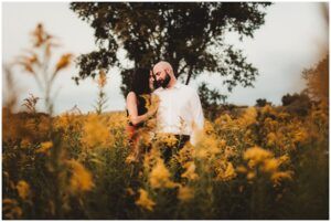 Couple in Yellow Flowers