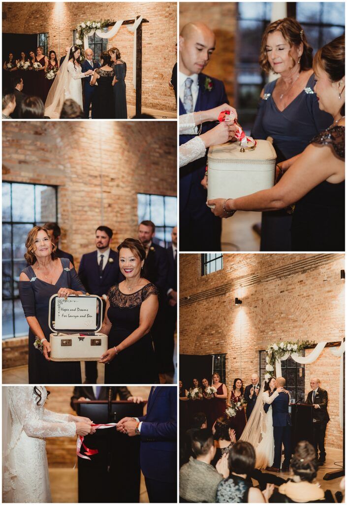 Madison Wedding Photos Collage Ceremony 